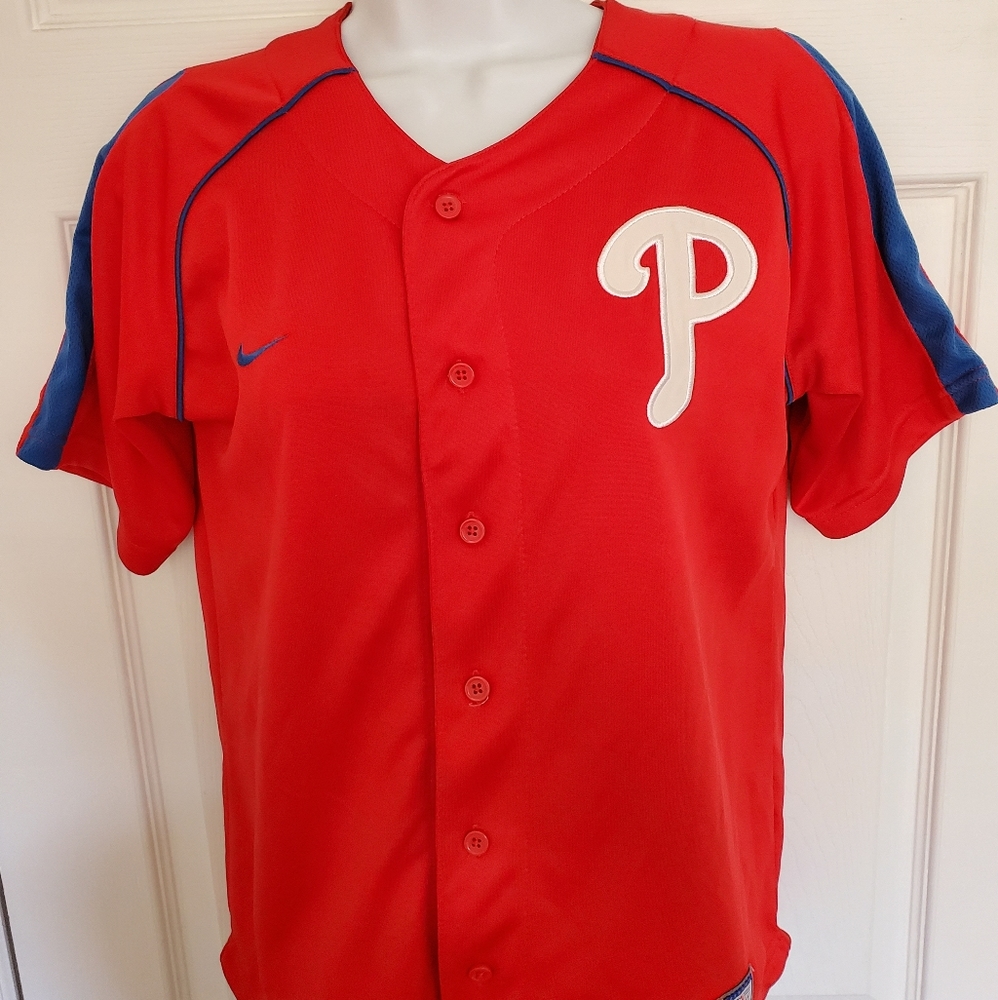 Phillies Youth Genuine Jersey Size M (12/1…